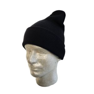 Long Beanie - black