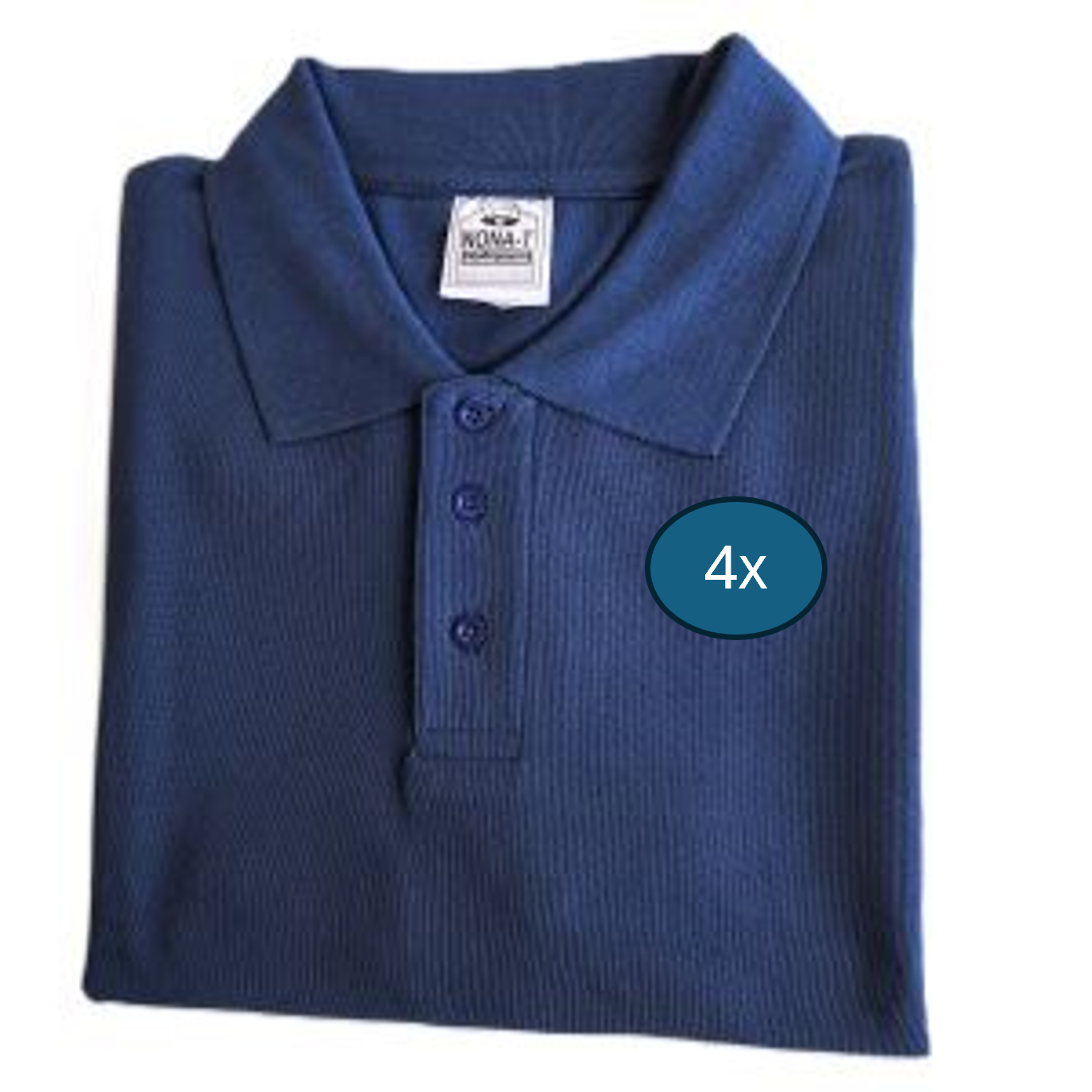 Short Polo Shirts - Navy