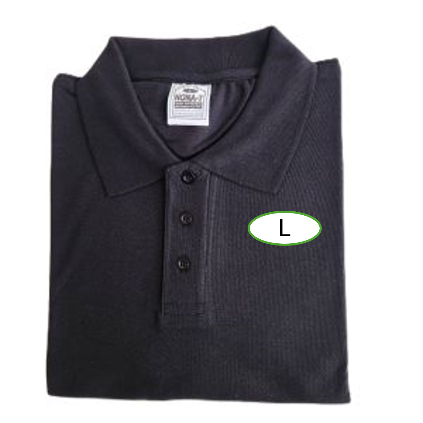 L Short Polo Shirts - Black