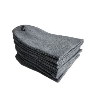 Long Beanie - charcoal