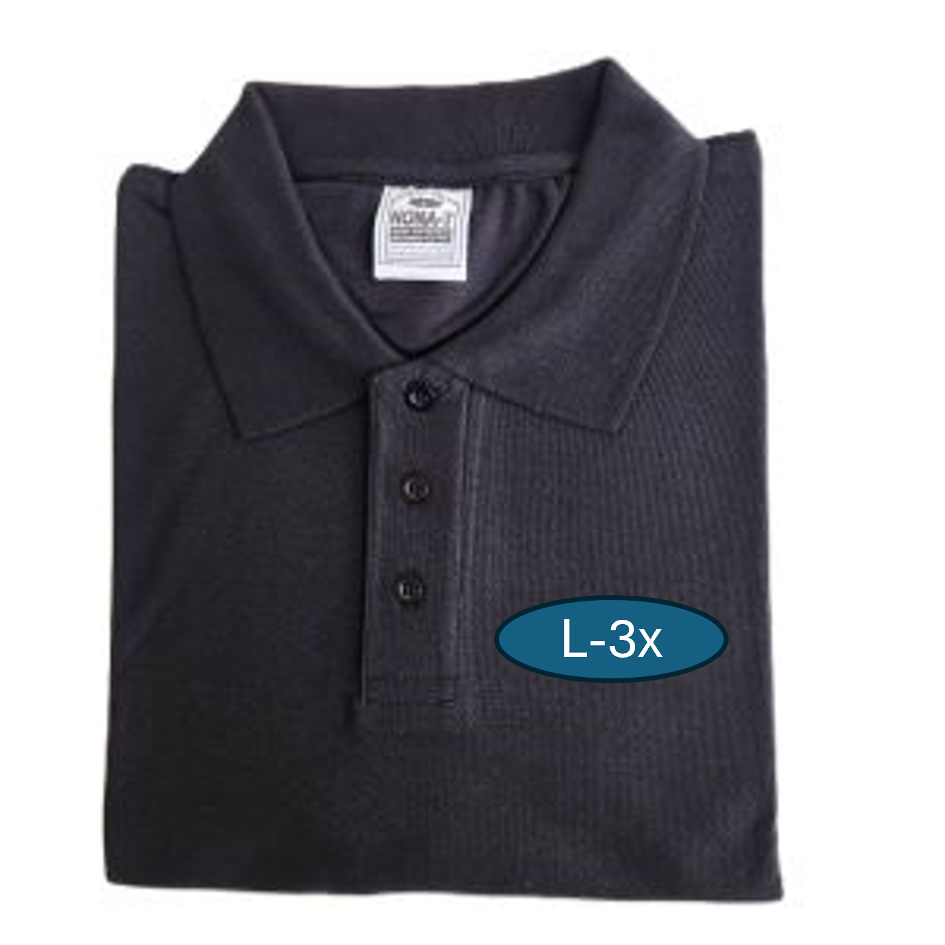l-3x Short Polo Shirts - bk(unit)