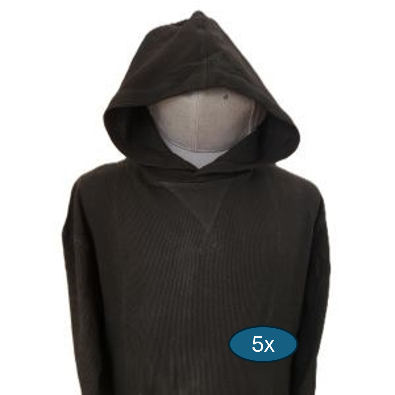 Pullover Hoodie : single / black