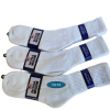 10-13w Long Knit Socks -wh/ 12 pairs