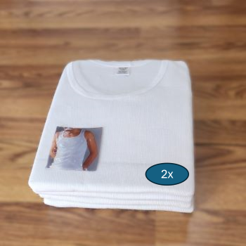 Men Tan Top - white/12pcs