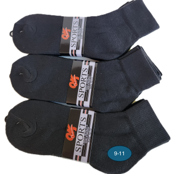 Ank Knit Socks - solid / 12pairs