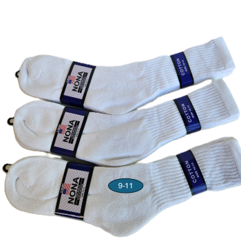 Long Knit Socks - solid / 12pairs