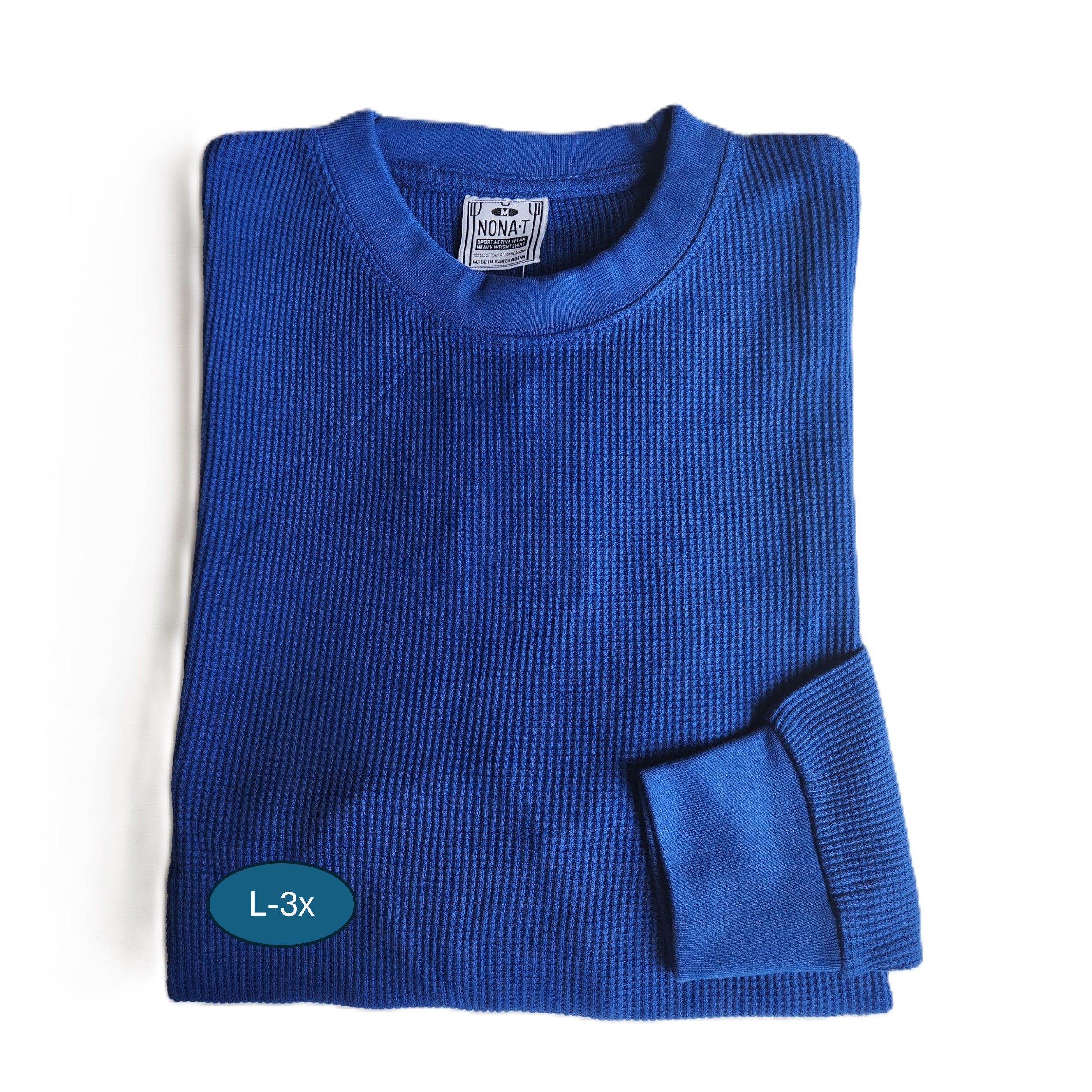Thermal Tshirts: 6pcs/ blue