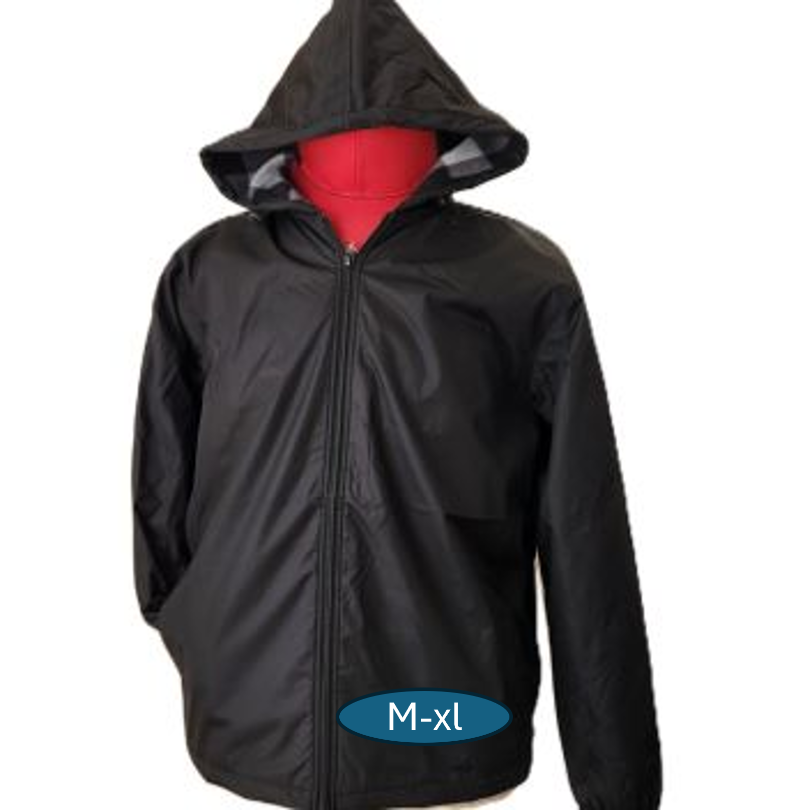 m-l-xl Men Rain Jacket- 6pcs/12pcs