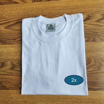 Heavy Short Sleeve Tshirts - wh/ 6pcs