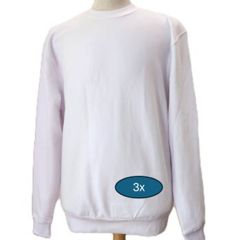 Men Sweat Shirts - white
