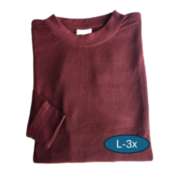 l-3x Thermal T Shirts - Brown