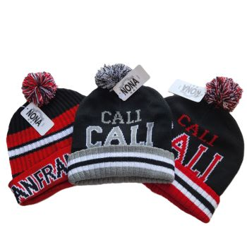 mix1-3 Knit Pom Beanie - CA