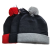Knit Pom Beanie: solid