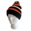Knit Pom Beanie: strip
