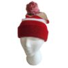 Knit Pom Beanie: strip