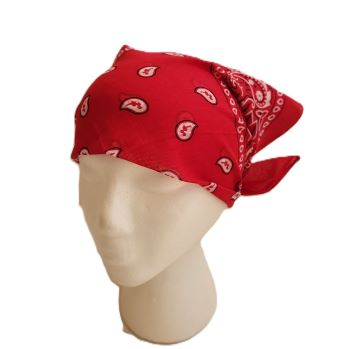 pink Cotton Bandans - (1dz/3dz ) 2