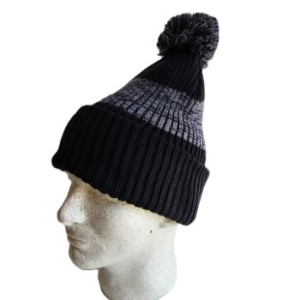 Unisex Pop Beanie - bk&gy