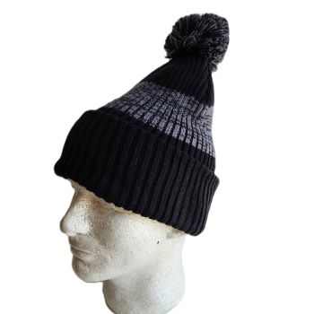 Unisex Pop Beanie - bk&gy