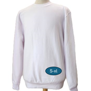 Men Sweat Shirts - white