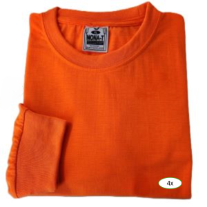 Long Sleeve T Shirts - orange