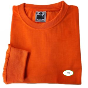 Long Sleeve T Shirts - orange
